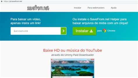 pt.savefrom.net;|SaveFrom: Como baixar arquivos com segurança da。